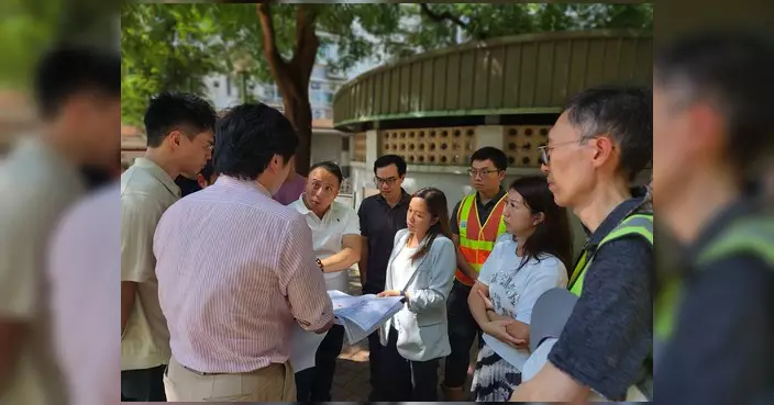 康順樓巴士站行人路擴闊工程周三下午完成啟用