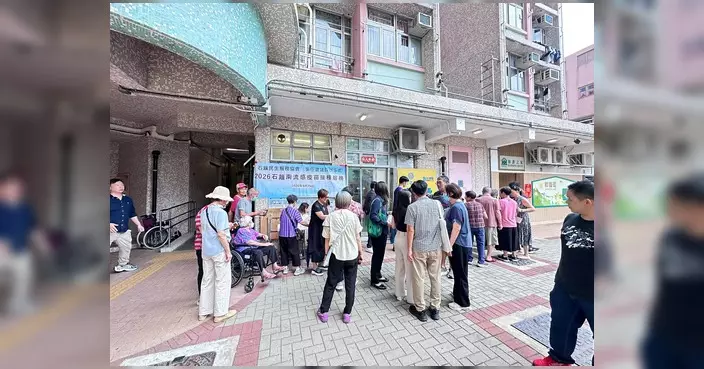 吳任豐辦事處流感疫苗外展接種 400名石籬居民參與