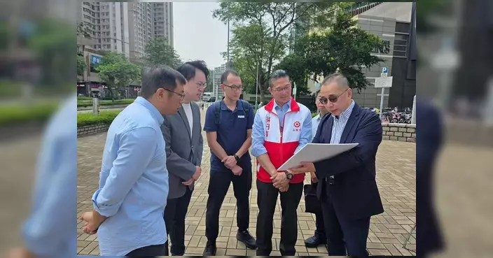工聯會團隊實地視察將軍澳過路設施 跟進三處路口工程進度