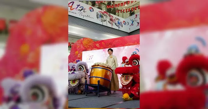 何永賢到「大本型」出席國慶活動 稱商場匯演洋溢社區共融