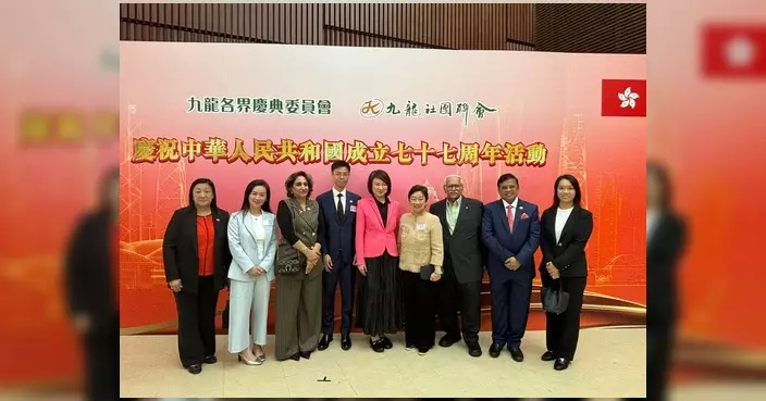 陳凱欣出席多場國慶活動 冀政商民同心為國家發展作貢獻
