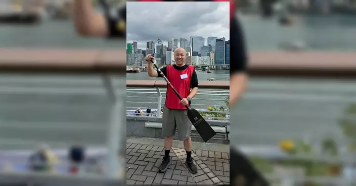 中國建築啟德辦國慶龍舟同樂日 楊英瀚與社區好友落場獲亞軍