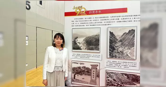 胡詩韻參與深水埗國慶圖片展 與陳凱欣到場參觀珍貴歷史展品