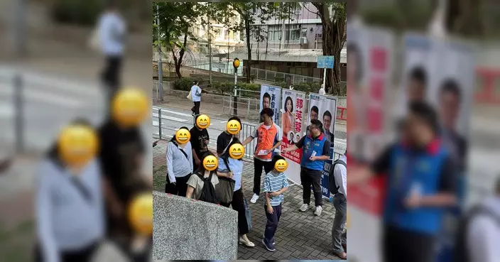 黃俊揚葵涌邨落區接觸街坊 派工作報告聆聽社區意見