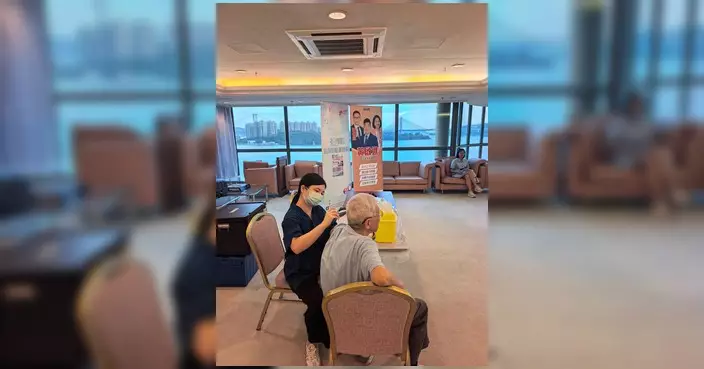荃灣郊區關愛隊等單位辦第三場流感疫苗接種活動