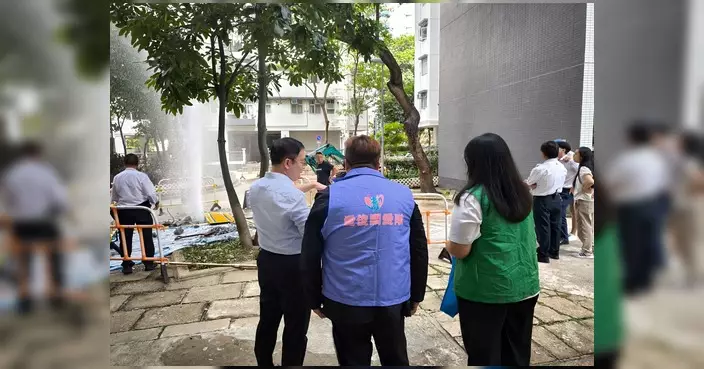 何文田俊民苑食水內喉滲漏 水務署關愛隊協力支援約900戶