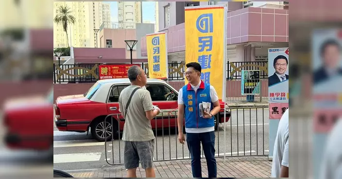 張偉楠落區進行定期早站 持續推動地區黑點專治計劃