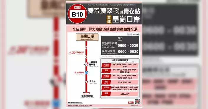 皇崗口岸10月12日早上6時半正式開通 提供24小時通關