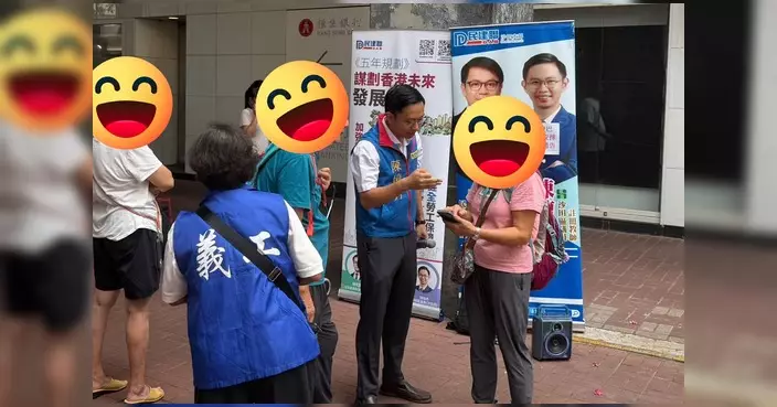 陳壇丹沙田街市設街站 分享香港五年規劃社區願景