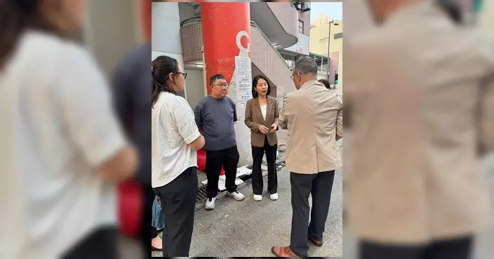 民建聯團隊視察石籬街市上落貨區 管理公司承諾加強管制解決阻塞