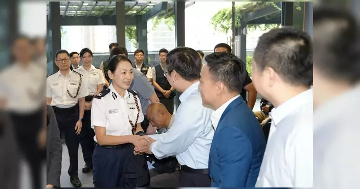 香港警務處東九龍總區接待內地網絡罪案調查研修團 交流防騙與科技罪案議題
