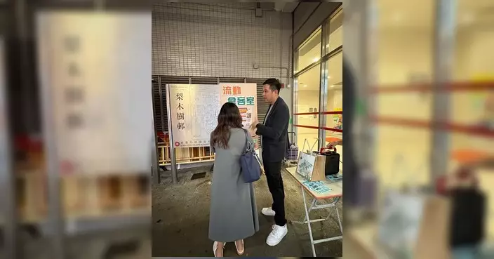 馮卓森梨木樹邨設街站 匯報社區工作進度