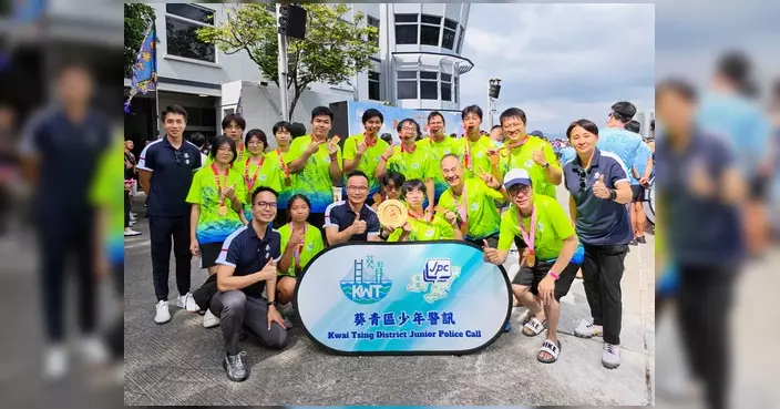 葵青警區少年警訊出戰警察龍舟比賽 勇奪少年警訊碟賽冠軍