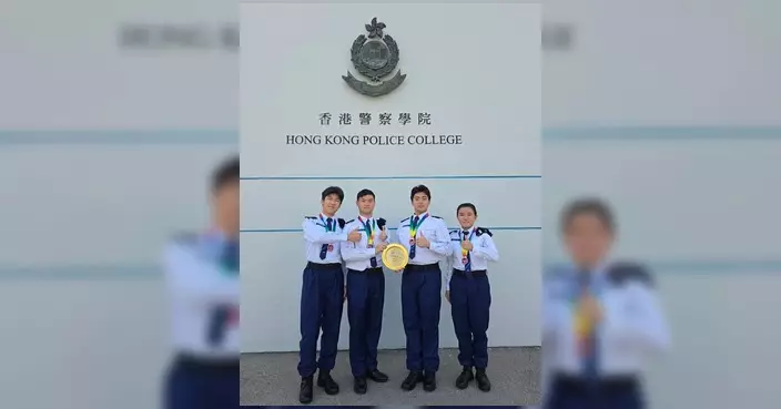 少年警訊升旗比賽2026 大埔區兩校奪一冠一季