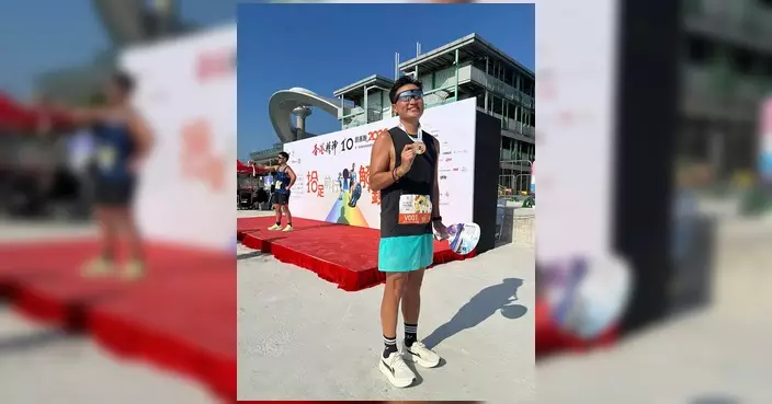 鄭泳舜出戰今年首個10公里賽事 啟德海濱賽道感受香港精神