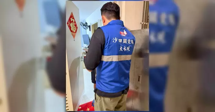 朱煥釗欣安邨恆常家訪 記錄街坊意見持續跟進
